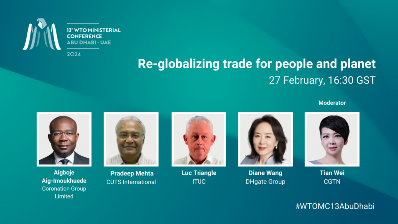 敦煌网集团王树彤出席世贸组织第13届部长级会议，谈技术和电商重塑全球贸易