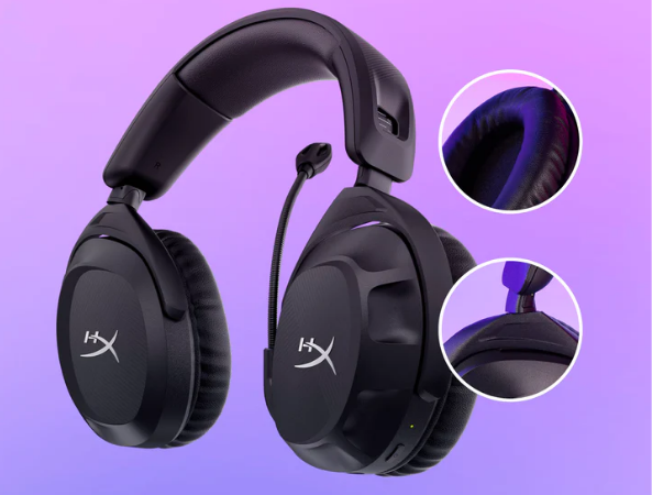 沉浸式团战红霞岛 HyperX毒刺2无线游戏耳机